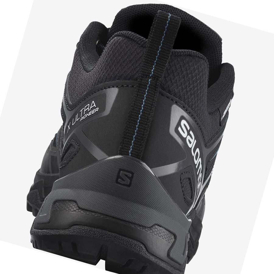 Salomon X ULTRA PIONEER CLIMASALOMON™ WATERPROOF Erkek Yürüyüş Ayakkabısı Siyah | TR 3556KOR